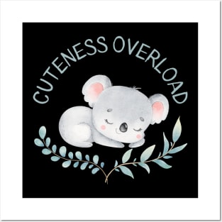 Cuteness overload cutest baby koala for kids and babies Posters and Art